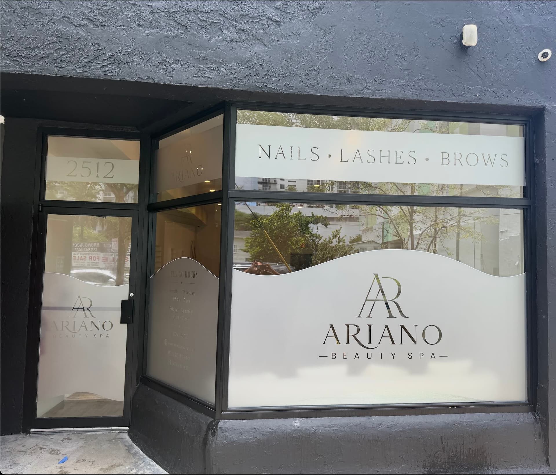 Ariano Beauty Spa storefront at 2512 NE 2nd Ave, Edgewater Miami